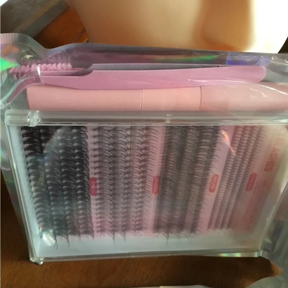Pink Individual Eyelash Extensions Kit - Home Storage & Organization